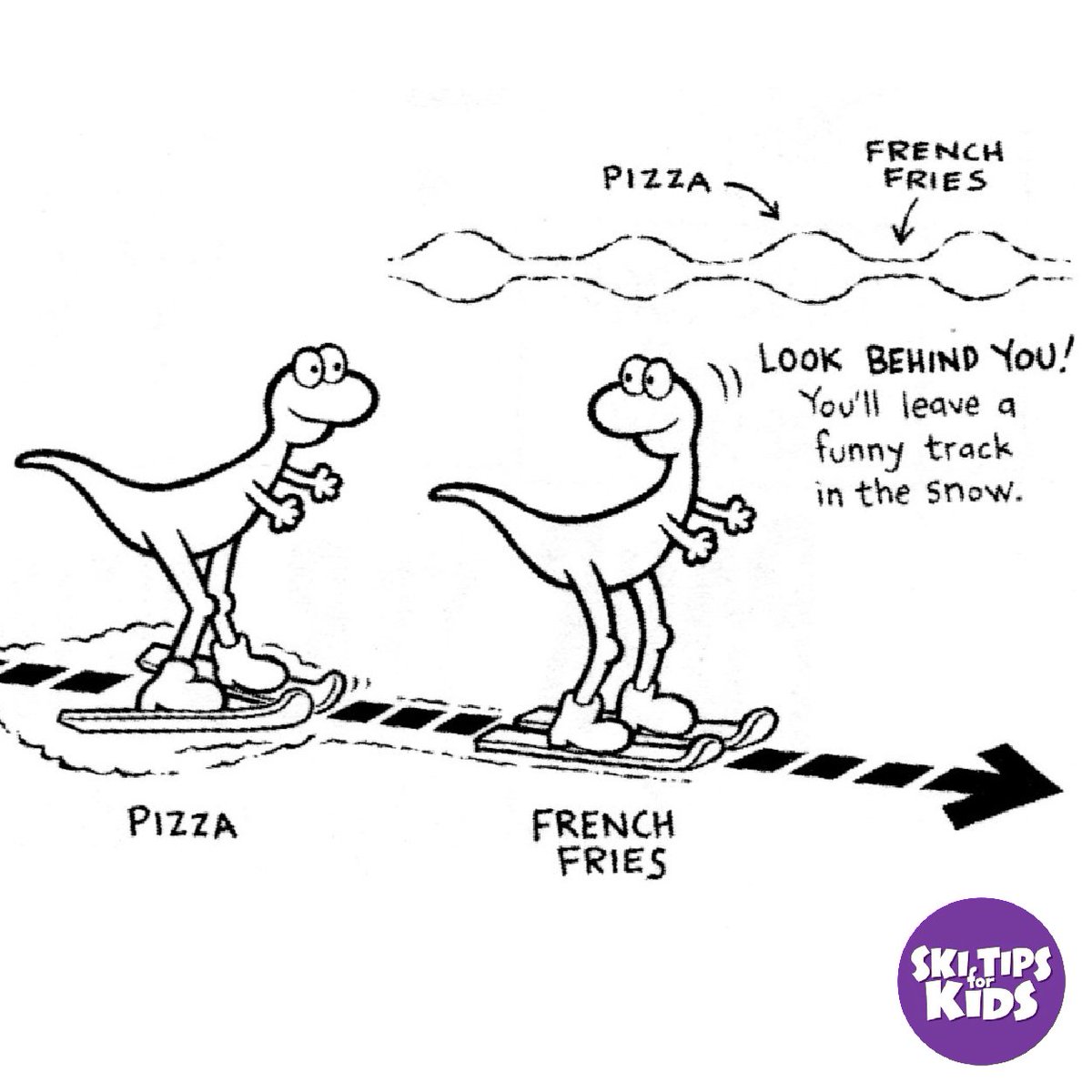 Ski Tips for Kids on Twitter ""In this exercise you'll ski on easy