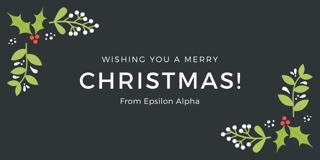 We wish everyone a very happy holiday season!