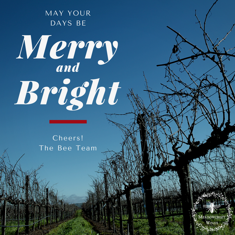 May the magic and the wonder of the holiday season stay with you throughout the coming year!  #merriest #meadowcroftwines