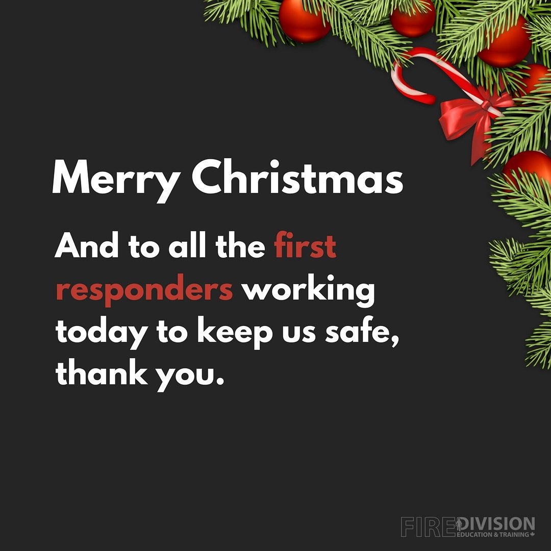 fire_division's tweet photo. Merry Christmas from Fire Division. To all the men and women working today to keep us safe, thank you.

#fireprep #fd #firedivision #firefighter #firefighters #fireandrescue #fireservice #firelife #firefighting #firedept #FirstResponders #MerryChristmasEveryone https://t.co/pbkifGx3XQ