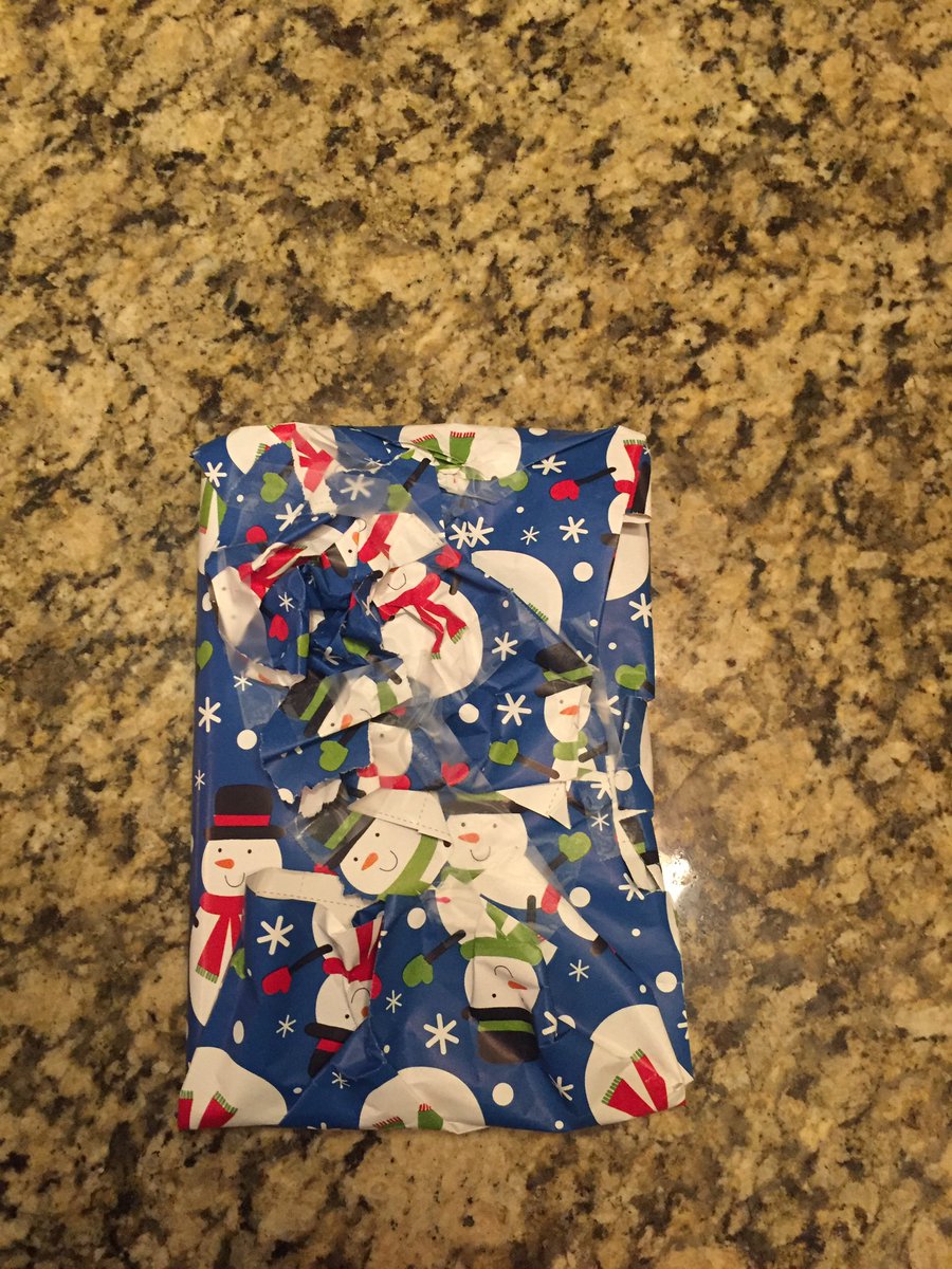 JakeFrech9's tweet image. Another year, another edition of "Jake wraps gifts really poorly"