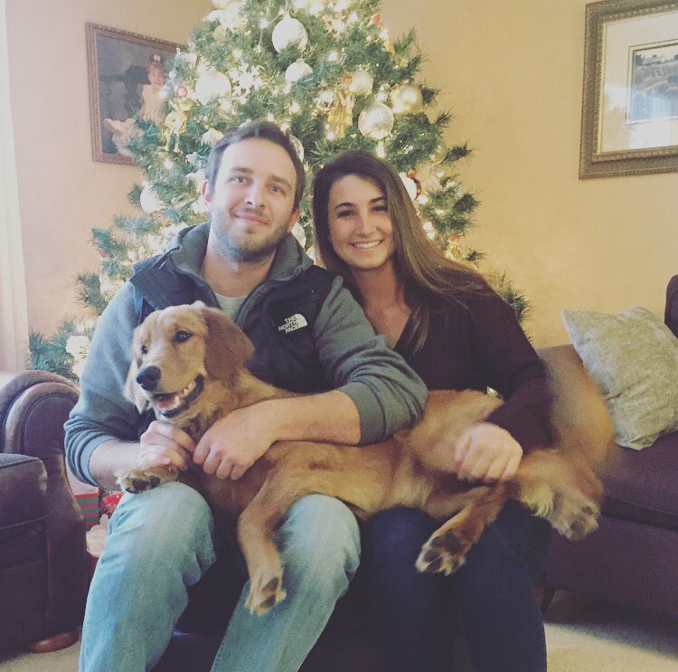 Miracle34's tweet photo. Merry Christmas from our little family to yours! @adriancalisto5 #MacyMae https://t.co/B5HB60GIuL