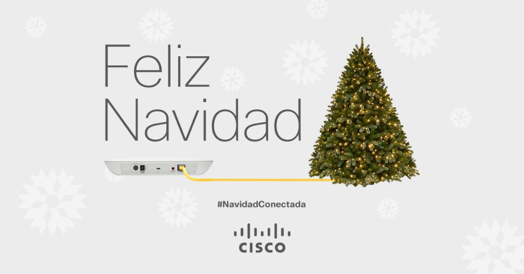 CiscoLatam's tweet image. Todos los días estás conectado con las personas que quieres, pero hoy un poco más. ¡#FelizNavidad!
#NavidadConectada