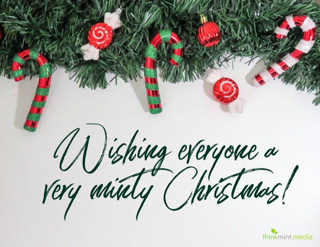 ThinkMintMedia's tweet photo. Sending 'minty' #Christmas wishes from all of us at TMM! https://t.co/YHZ0n9Wnbd