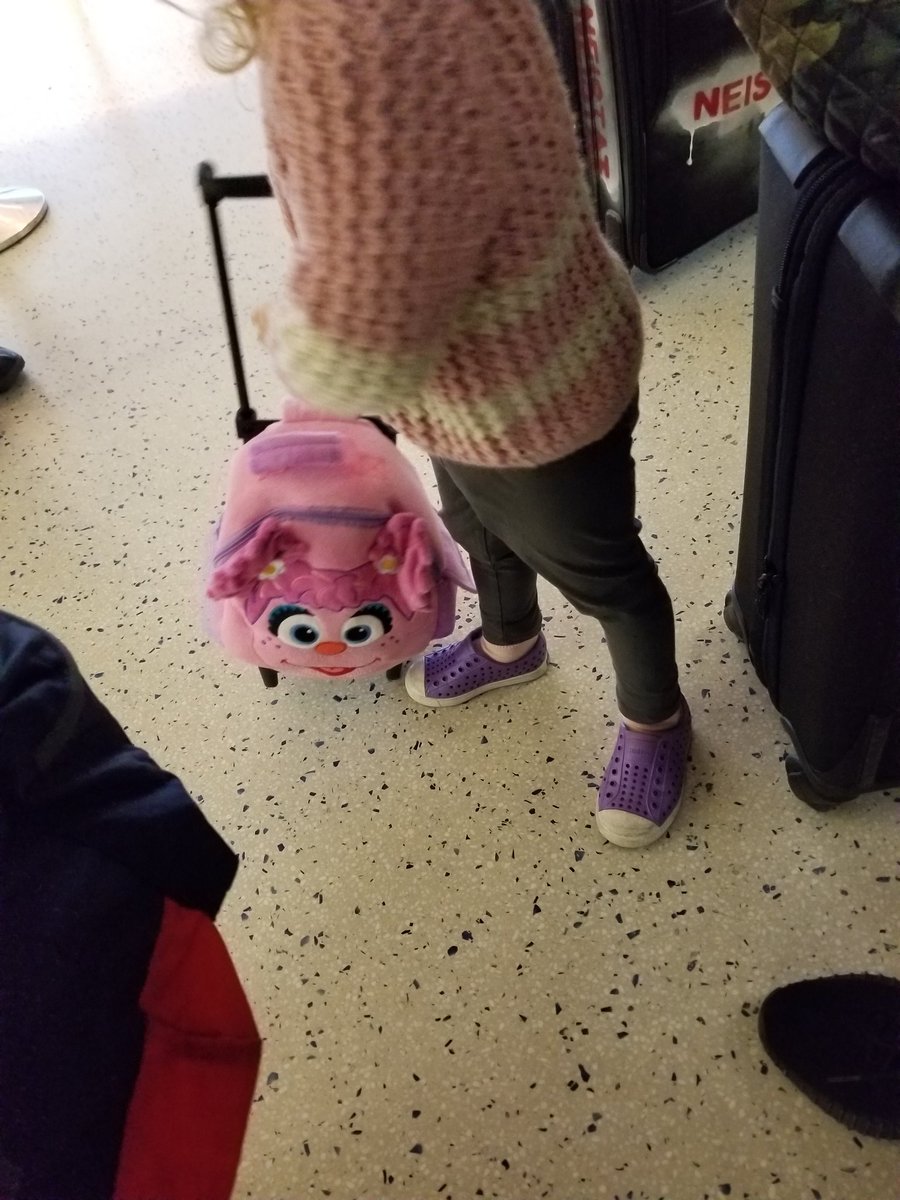 We let her pack her own suitcase.  Pez.  She packed pez and only pez.