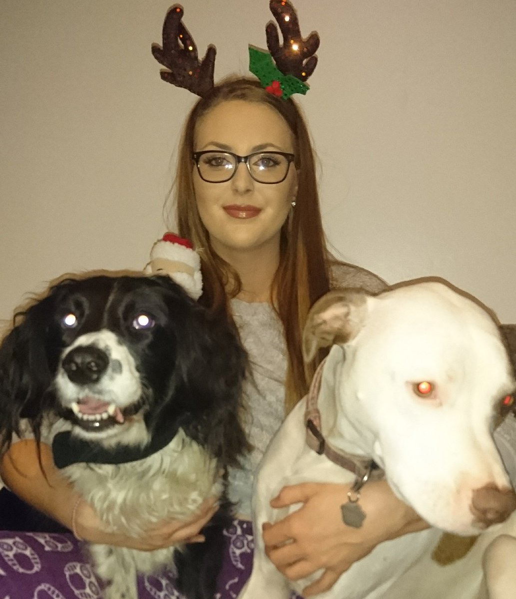 jessica_jane96's tweet photo. Merry Christmas to all my friends, family &amp; followers from me &amp; my babies 🐕🐕
I hope you are having a wonderful day in whatever you do 🎄🎅⛄️
#HappyChristmas 
#MerryChristmasEveryone 
#RescueDogs 
#pogdogs https://t.co/Cluc7X84m7