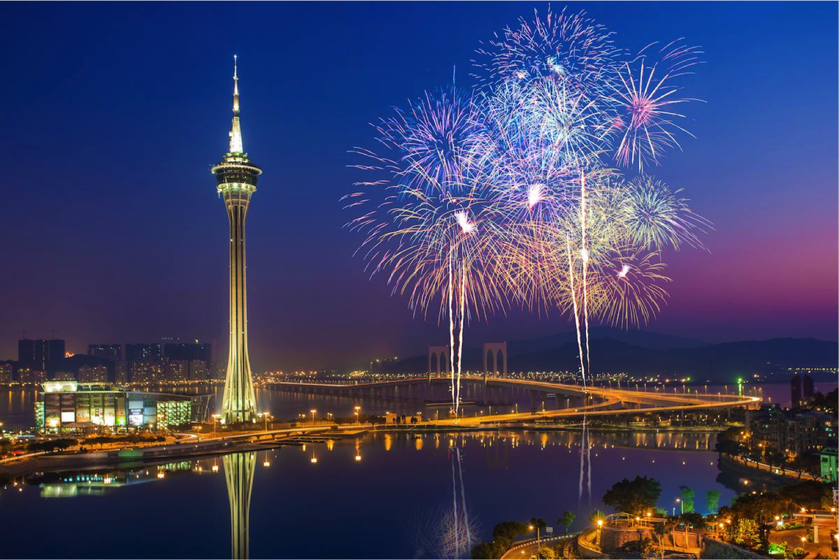 Happy Holidays. Enjoy the Macau Skyline. Photo: Macau Tourism