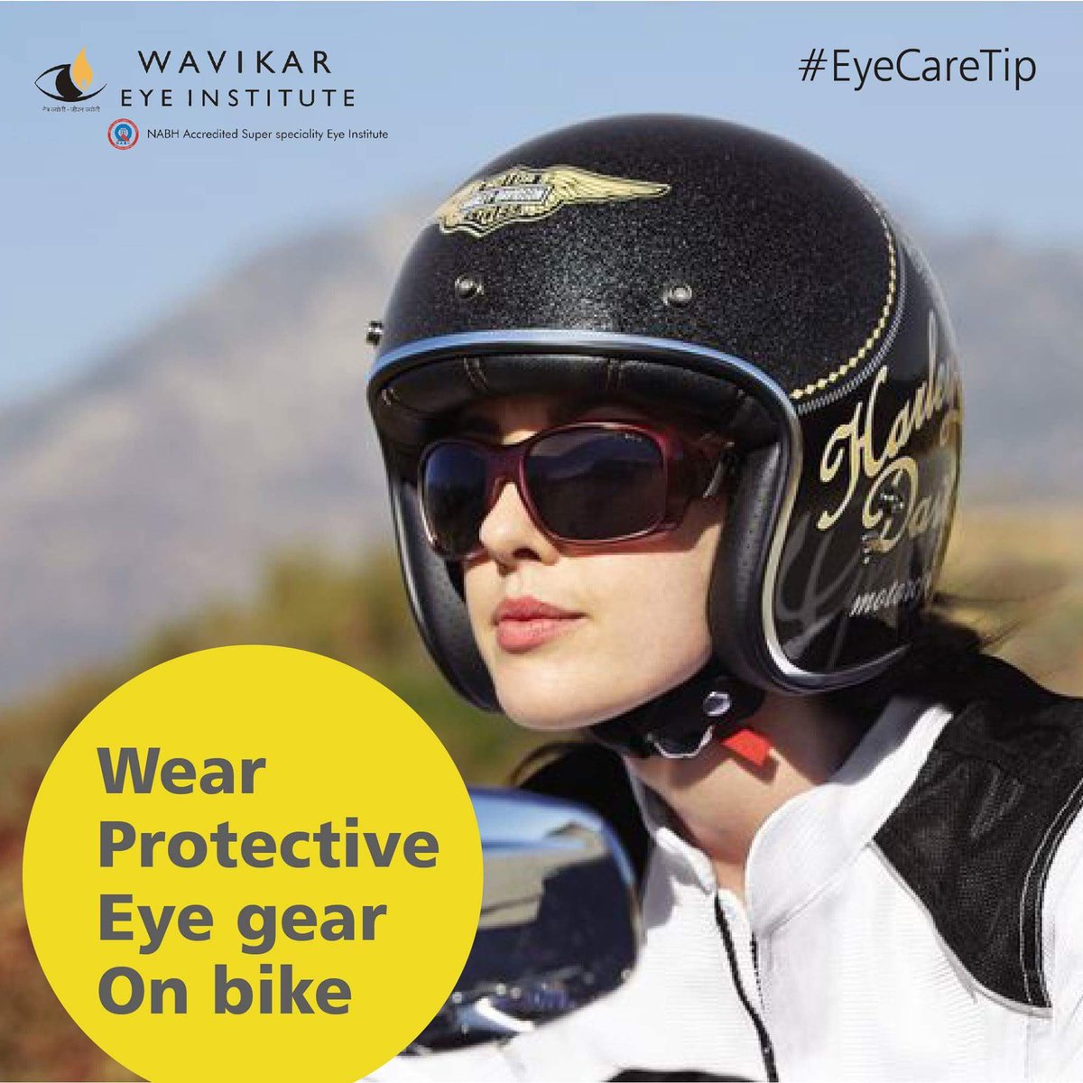 WavikarEye's tweet photo. Wavikar Eye Institute brings you eye care tips for healthy eyes :) Stay tuned for more #eyecare #healthyeyes #hospital #vision #sight #wavikar #eyehospital #bike #biker #eyegear #thane #mumbai https://t.co/BLcjkbK92O