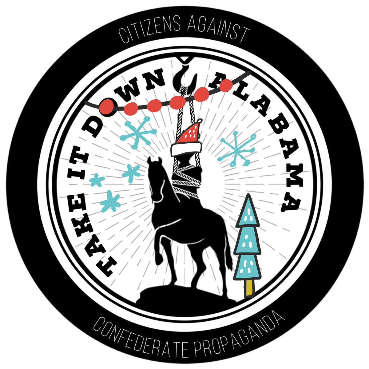 TakeitdownAL's tweet photo. Merry Christmas and Happy Holidays! See y’all in 2018 ☃️🎄✊✊✊🎄❄️ https://t.co/2L148ZBcki