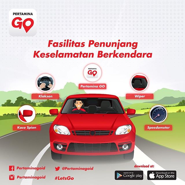 pertamina's tweet photo. Sobat juga nggak usah bingung cari SPBU, manfaatkan aplikasi Pertamina GO untuk mencari SPBU terdekat. Yuk install! Tetap utamakan keselamatan dan hati-hati di jalan, Sobat! #Pertamina #SatgasPertamina #PertaminaGO https://t.co/2T4ifQCmHV