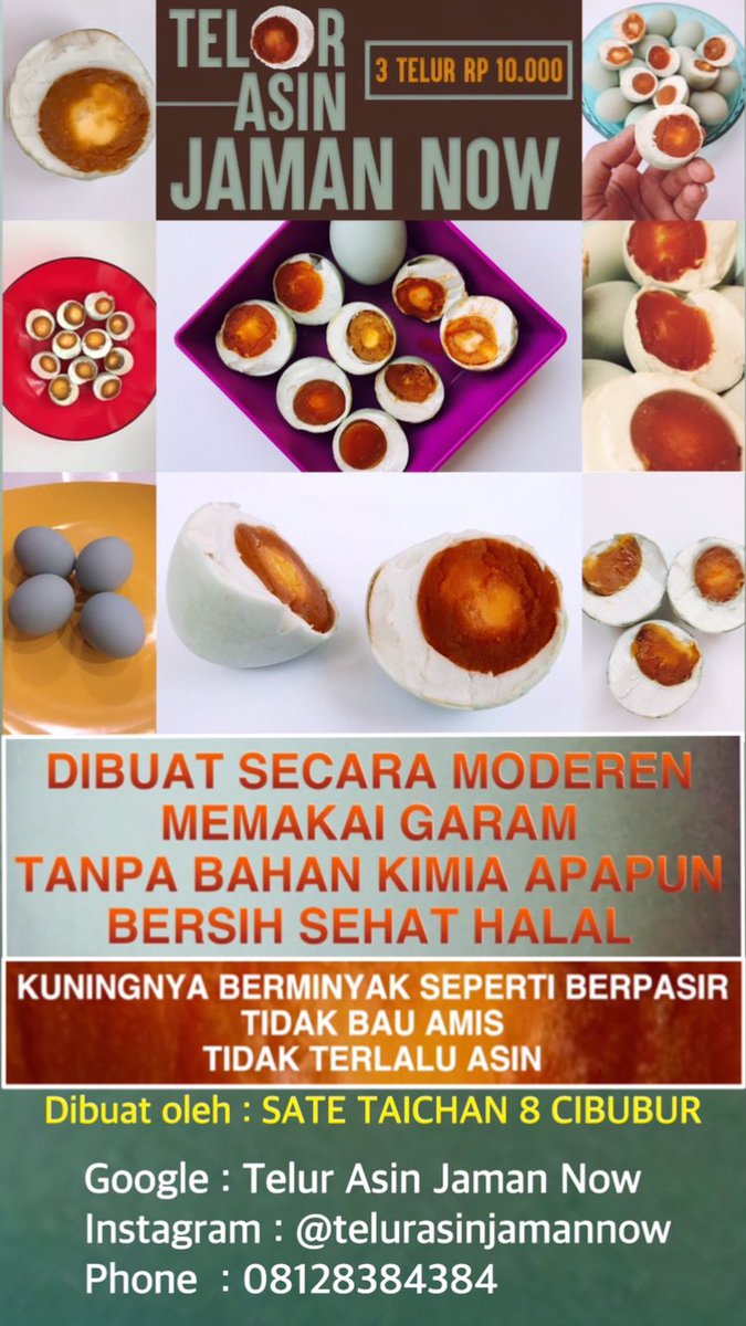 telurasinnow's tweet photo. #telur #telurbebek #telurasin #telurasinmasir #telurasinenak #telurasinmurah #cibubur #depok #bekasi #jakarta #jakartatimur #tv #radio #mnc https://t.co/6mM5XzG0lF
