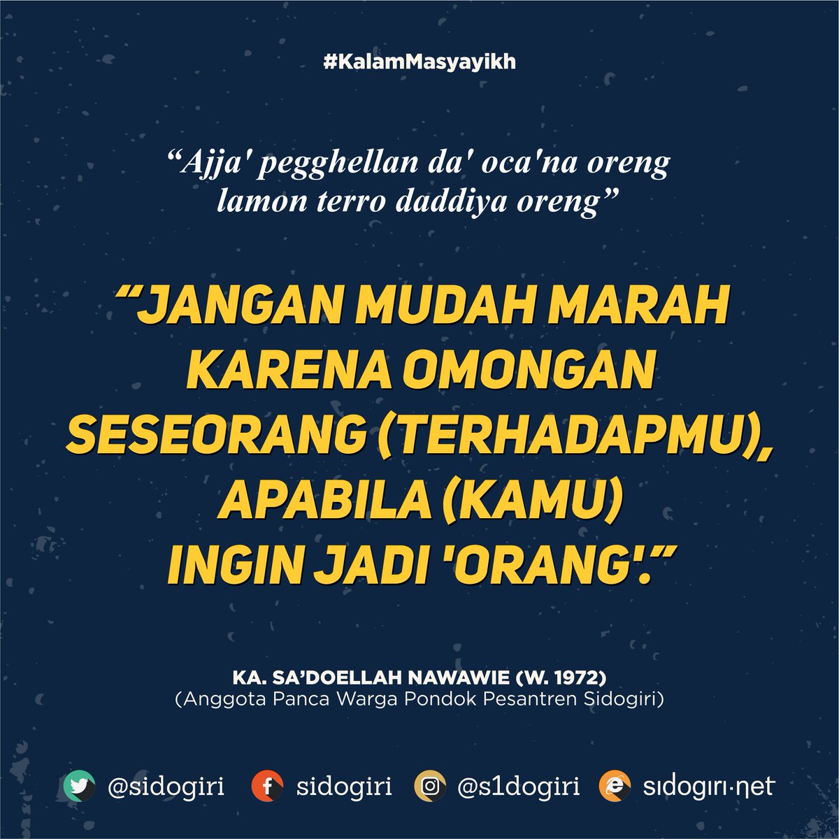 sidogiri's tweet photo. #KalamMasyayikh https://t.co/VCo8tUVHmR