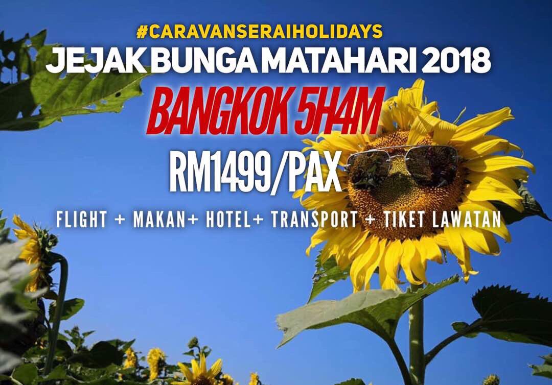 CRVNSerai's tweet photo. JEJAK BUNGA MATAHARI 2018!! @kuantantv #ayuhtravel #rtrezeki #rezekisaya #percutianmurah #travelmurah #kakitravel https://t.co/Rg5XEHw6Ad
