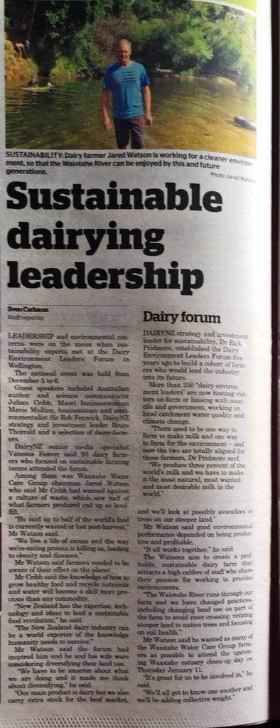roscobigfulla's tweet photo. Profit, sustainability & environmental stewardship-it’s a good business model @DairyNZ #itsgoingon #ebop https://t.co/i1wqu89lQR