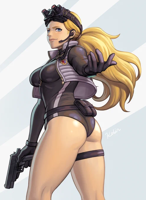 コーリン戦闘服1 コーリンのコスはいいの揃ってる。#格ゲーキャラ描こうぜ 