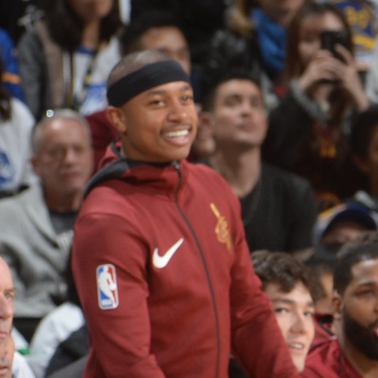 cavs's tweet photo. .@isaiahthomas is always smiling. https://t.co/StpzmBVSJT