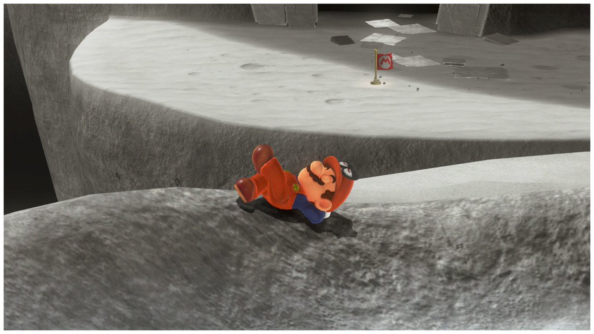 NerdifiedRob's tweet image. chillen on the moon  #SuperMarioOdyssey #NintendoSwitch