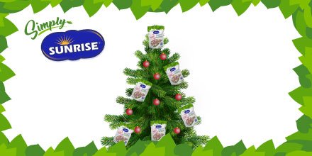 sunriseconfect's tweet photo. Merry Christmas from the Sunrise family! #happyholidays #snacking #simple #delicious https://t.co/Fw4Aga6Spl