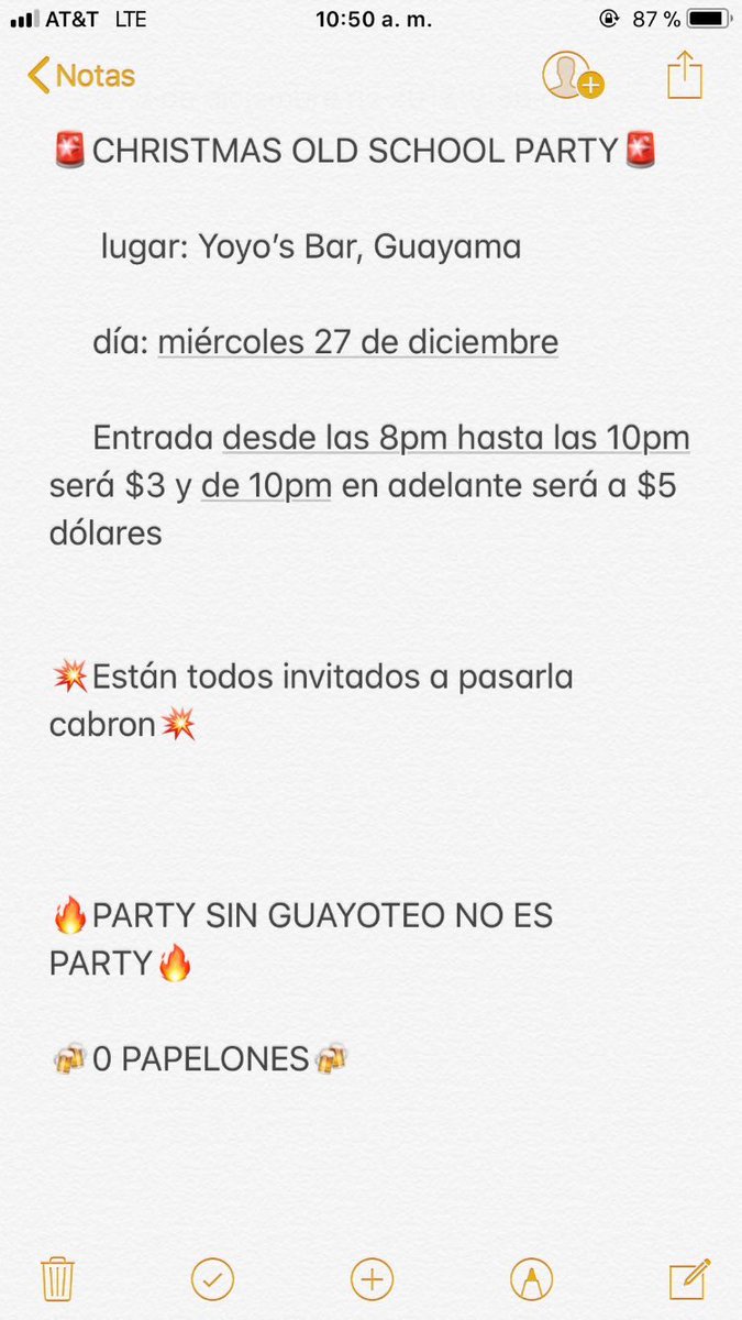 maarfer15's tweet photo. Recuerden esto!! MIÉRCOLES, 27 de diciembre, guayoteo hasta que salga el sol, NO SE LO PUEDEN PERDER🍻🤪
#NoIDNeeded cualquier duda mE escriben al DM https://t.co/xcIdr1tfo1