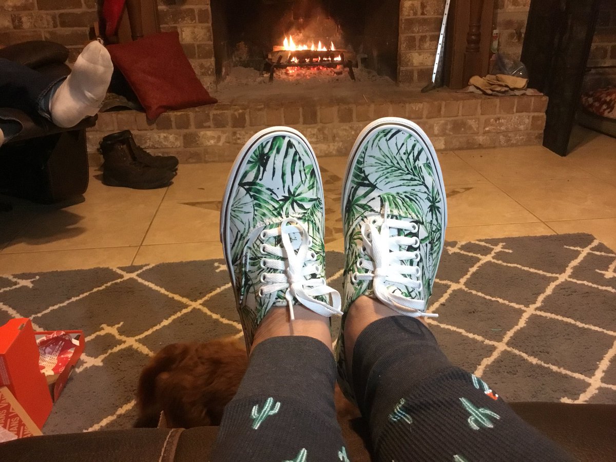 ATime2Sew's tweet photo. @thatZOchick BEST daughter to mother present to date!  Cactus pjs and Vans!❤️💯😎🎄 https://t.co/CmqNMzv4tC