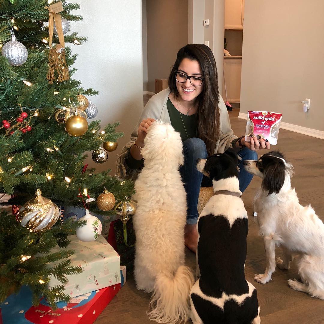 Happy Holidays from our Solid Gold family to yours. We hope you’re enjoying this special time with family, friends and pets! #solidgoldpets