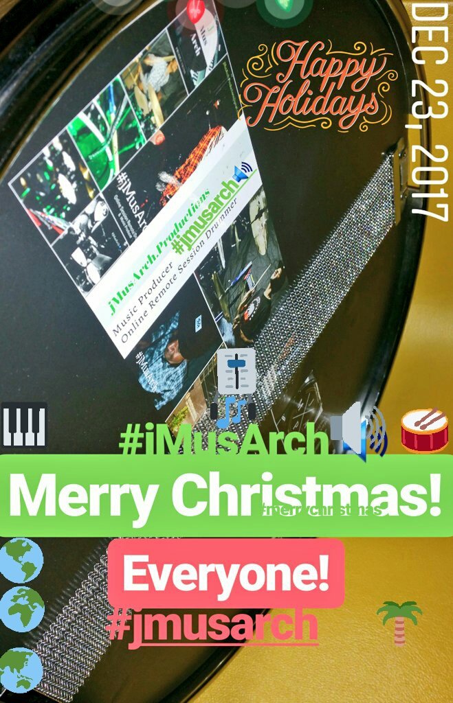 jMusArch_Prod's tweet photo. #MerryChristmasEveryone!!!
4m: #jMusArch #jMusArch๐ #ChristmasDay2017 in #losangeles #CA #cali #MerryChristmas #happyholidays #xmas #Christmas2017 #itschristmastime #thischristmas #JoyToTheWorld
2: #everyone #THEWORLD #Everybody #drummers #Musician #musicproducers #snaredrum https://t.co/gqo6AxNpUr