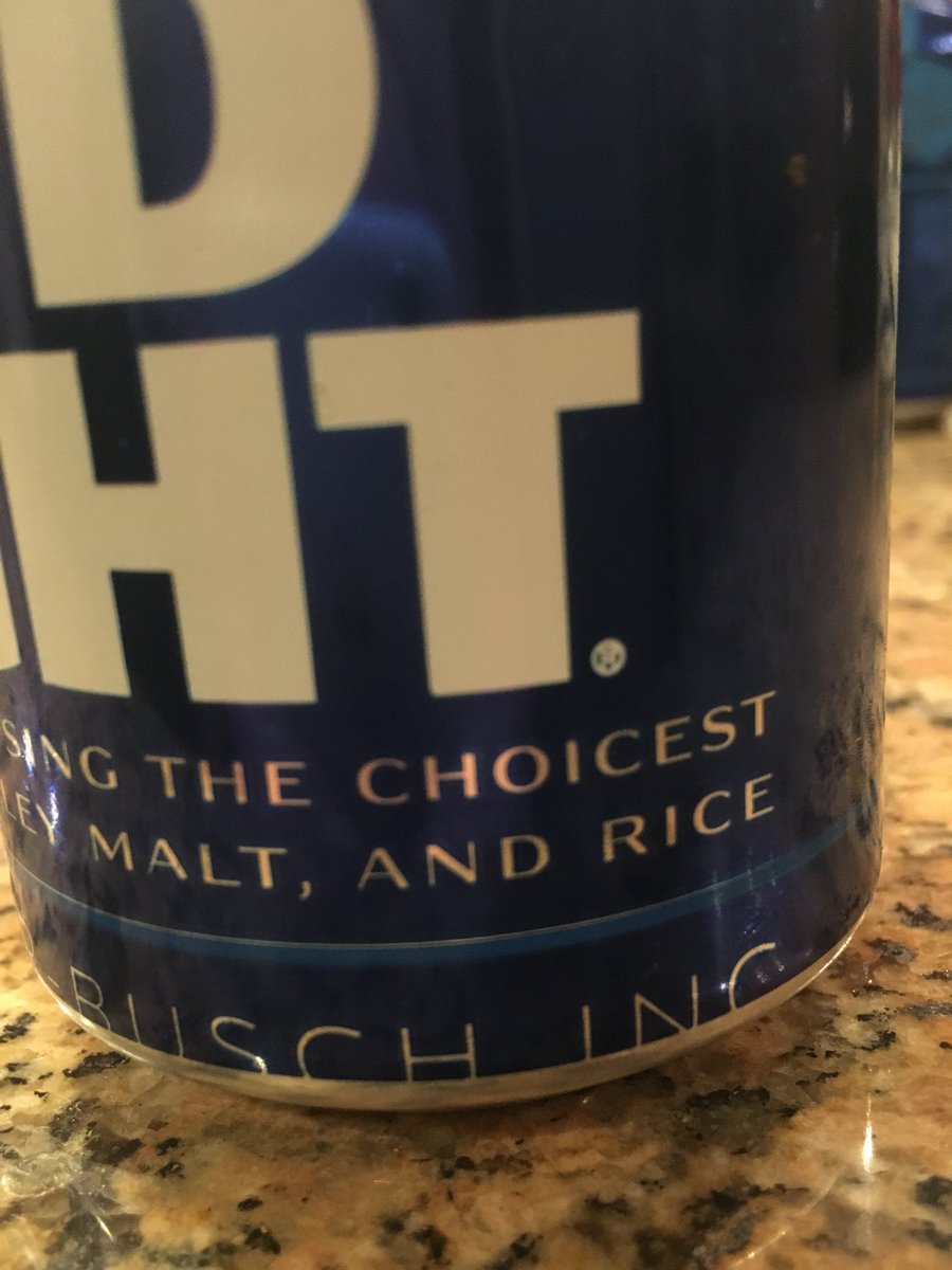 Rummelig Sociologi Omkostningsprocent Conor Friedersdorf on Twitter: "Bud Light: "Always brewed using the  choicest hops, best barley malt, and rice." Kinda sounds like they're using  third-rate rice. https://t.co/abvnTCHNcF" / Twitter