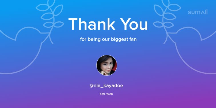 Our biggest fans this week: <a href="/nia_kayadoe/">thonas2nd.id</a>. Thank you! via sumall.com/thankyou?utm_s…