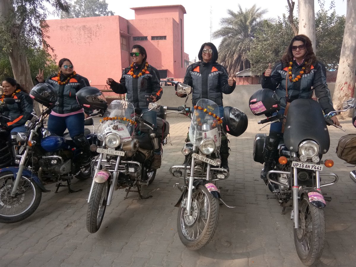 tarunasingh40's tweet photo. Out on #goonj #ride creating awareness among women n children in villages about #181helpline in uttarpradesh https://t.co/jHwRFMrIzS