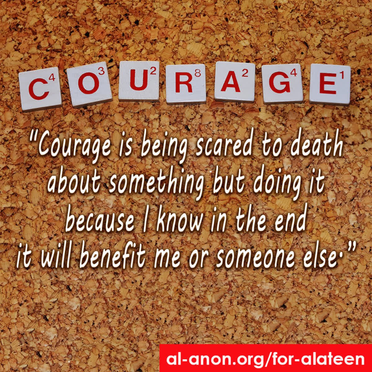 Alateen_WSO's tweet photo. Quote on graphic is an excerpt from #Alateen Talk, Spring 2017
💪 💪 💪 💪 💪 💪 💪 💪
#AlAnon #FamilyDisease #FamilyRecovery #teensupport #12Step #addiction #AA #alcoholism #coa #truthbomb #sober #incontrolofme #motivationmonday #mondaymotivation #courage #courageous #givingba https://t.co/i8zUnrq3Yu
