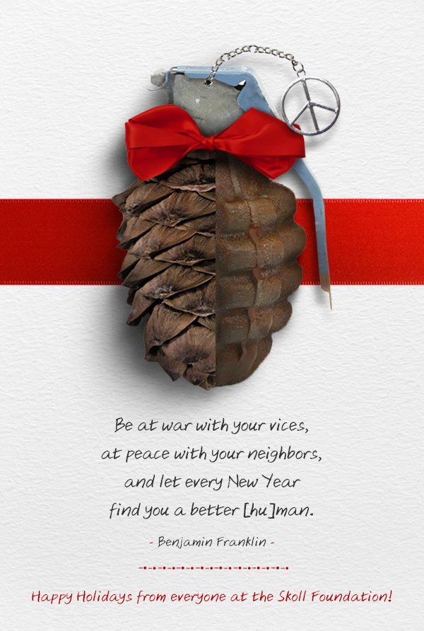 Happy Holidays! Wherever you are in the world, we wish you peace, prosperity, and joy.