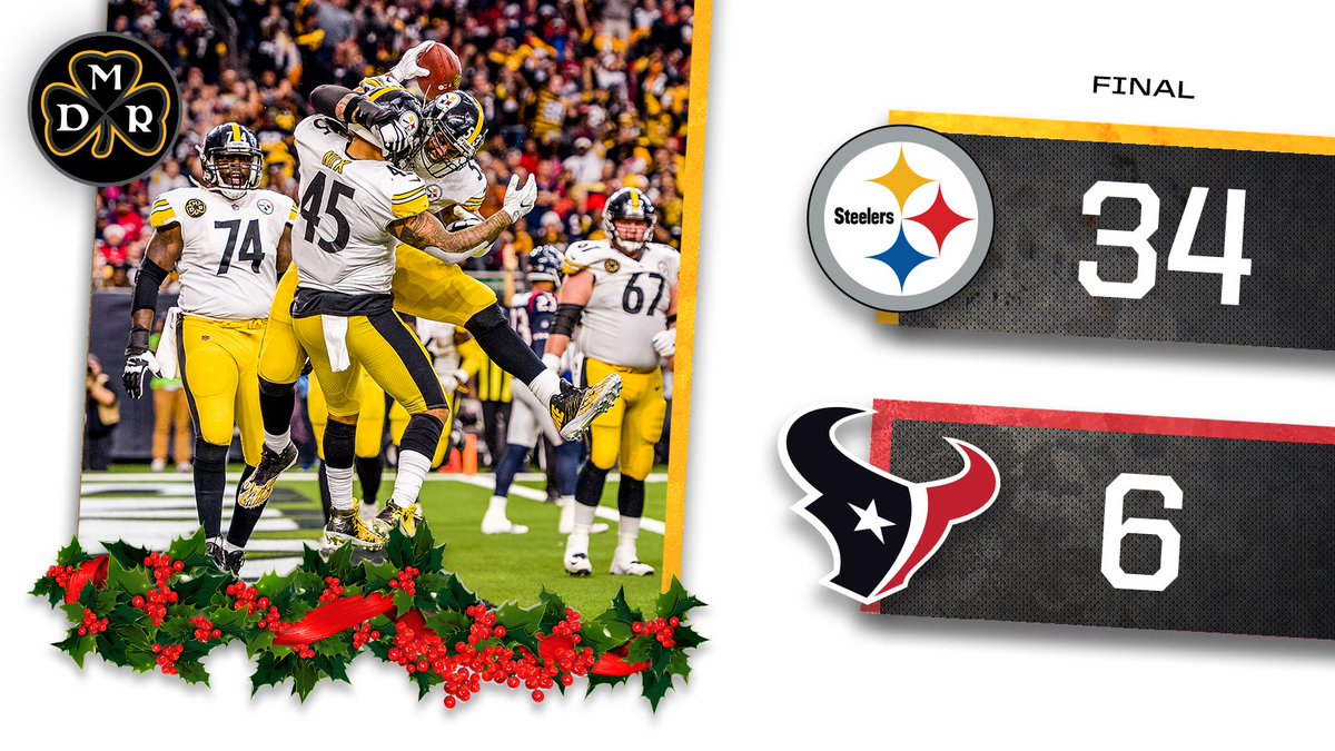 steelers's tweet photo. fa
la
la
la
la
la
la
la
win.

#HereWeGo https://t.co/GbCvrf4qsy