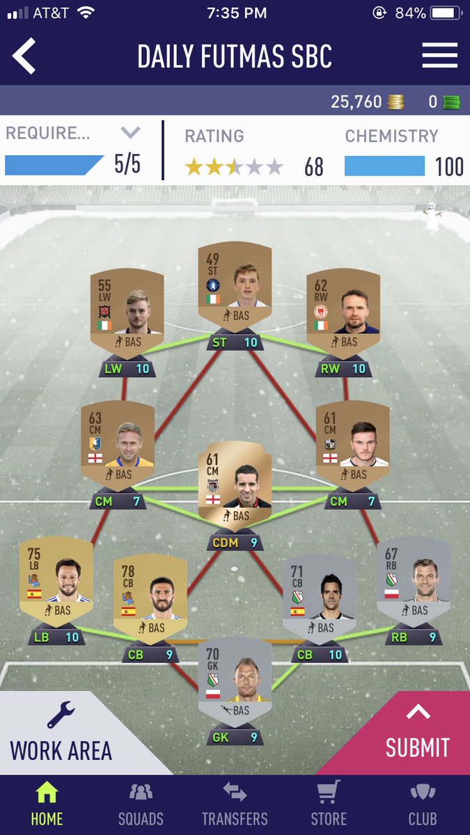 TwoFootRojo's tweet image. #FUTMAS SBC