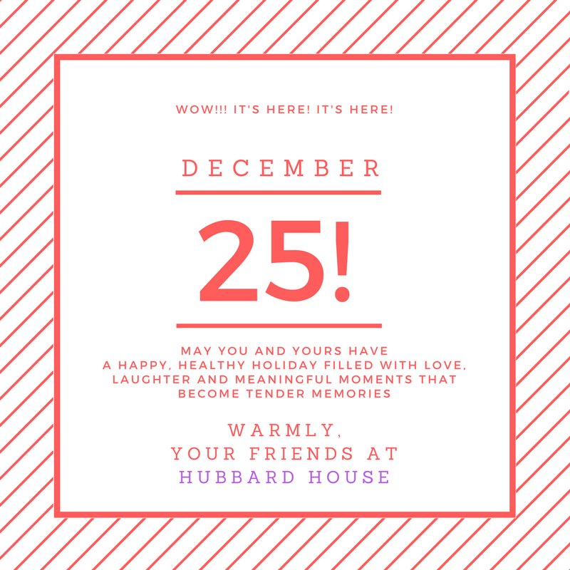HubbardHouse's tweet photo. GOOD MORNING! Here at #HHJAX, we are wishing you a day and a future that is merry and bright! You are deserving! https://t.co/ak4lnt23dY