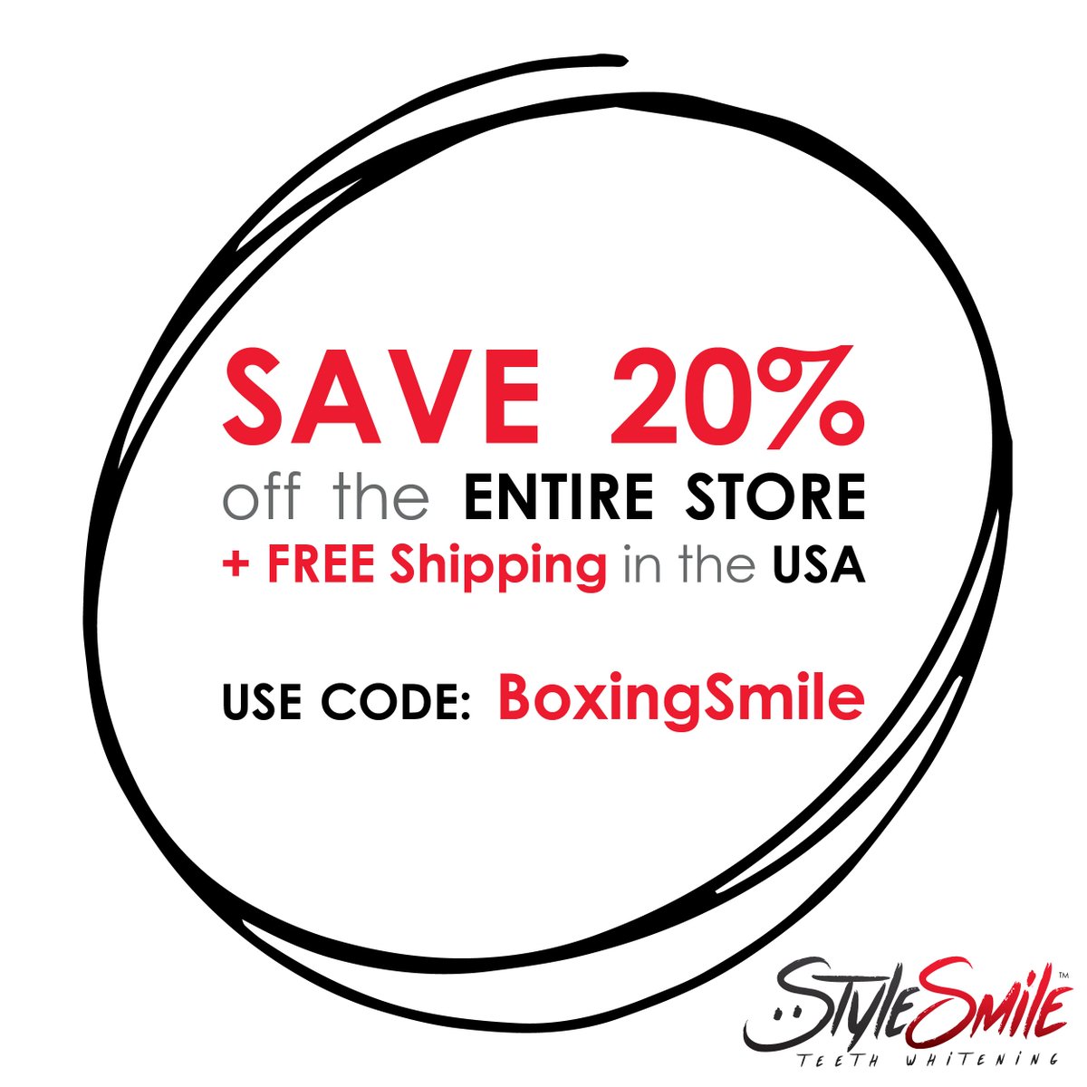 StyleSmileUSA's tweet photo. #BoxingDay #TeethWhitening #Sale: #SAVE 20% off EVERYTHING in the store! Use #DiscountCode "BoxingSmile" at checkout. Hurry! Sale ends soon... #LoveMyStyleSmile https://t.co/rbx6WUmlwo https://t.co/vbhnh9cRBC