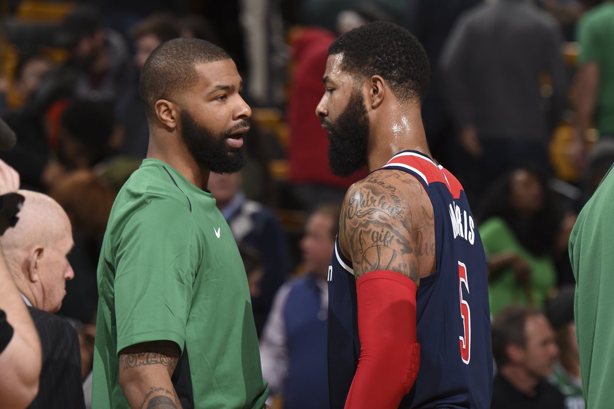 WashWizards's tweet photo. First set of twins to ever play against each other on #NBAXmas.

#DCFamily #FOE https://t.co/URxPf0TokS