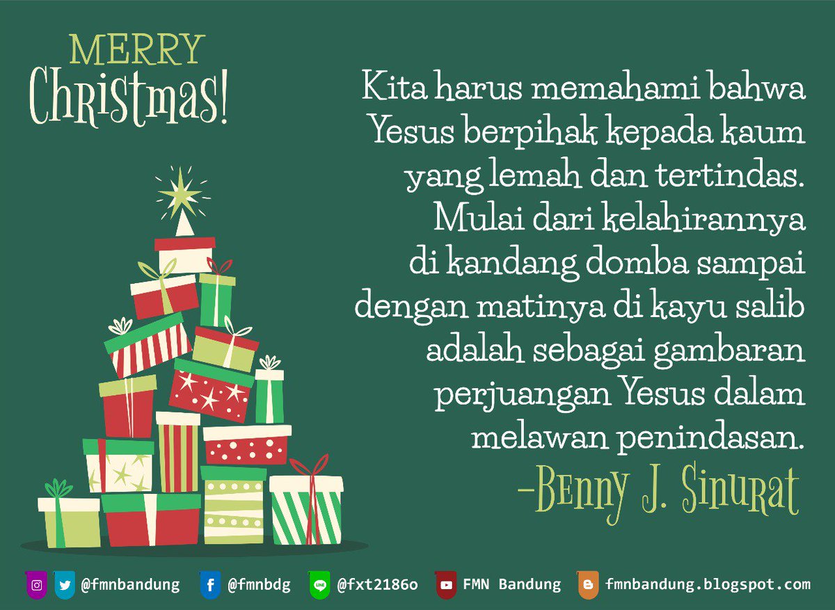 fmnbandung's tweet photo. FMN CABANG BANDUNG MENGUCAPKAN SELAMAT NATAL BAGI KAWAN-KAWAN SEMUA ✊ https://t.co/zYsdv29vCy