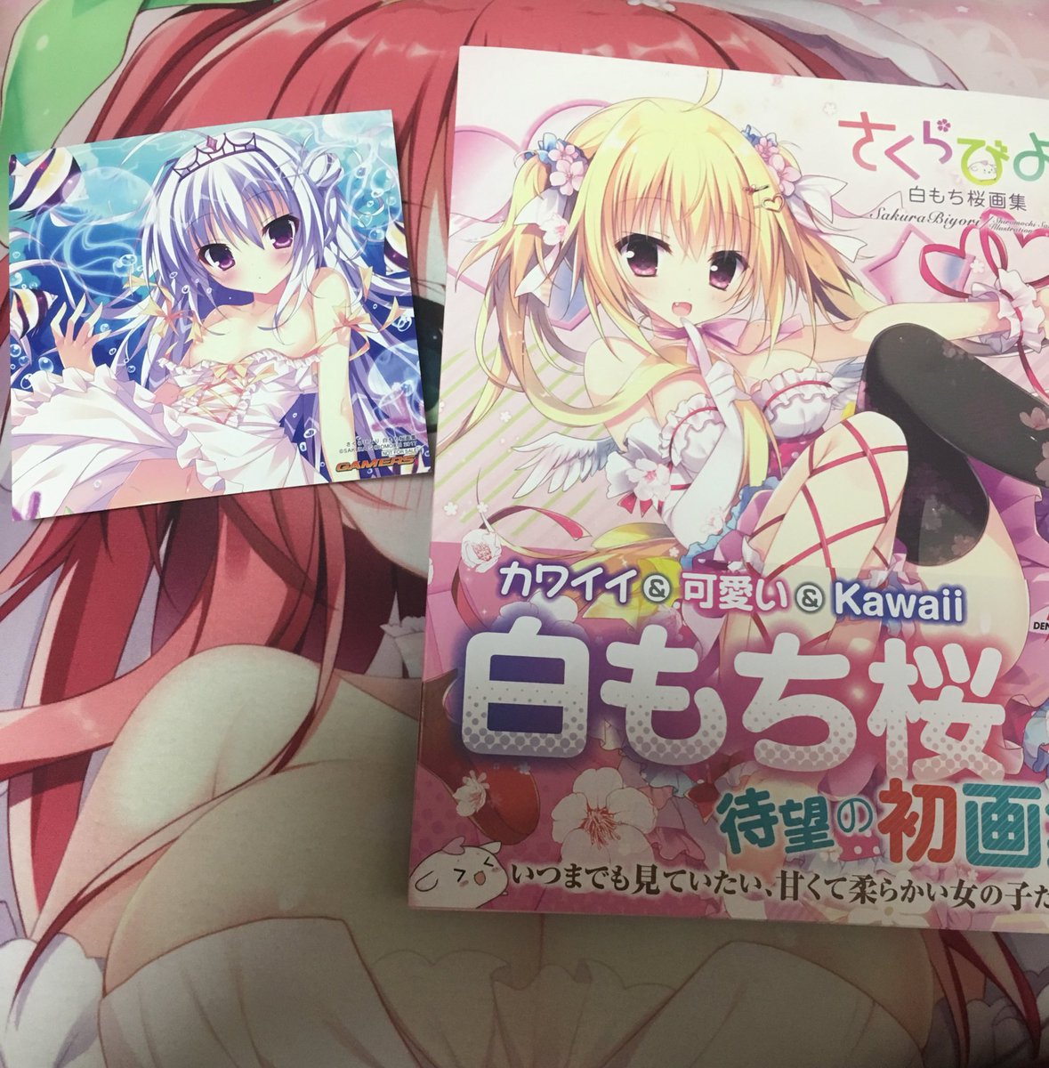 白もち桜 個人通販準備中受注開始まであとすこし 白もち桜画集発売中 絵師100 初画集 さくらびより 白もち桜画集 本日 発売しました わーい 本当にいつも 見て下さったすべての方々のおかげです 感謝しております
