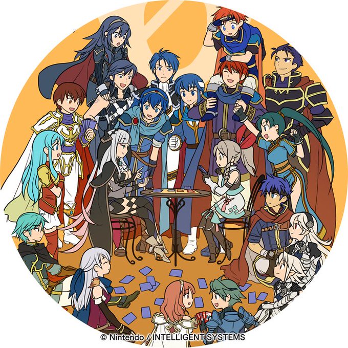 ファイアーエムブレムサイファ、冬コミにて発売のイラストブックセット
一部分画像公開OKいただきました～!
全体図はコミケ終了後にUPしますね?
https://t.co/8luVExg3NJ #FEcipher 