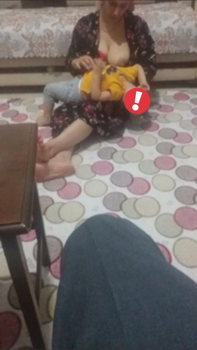 Yengem kuzeni emzirirken