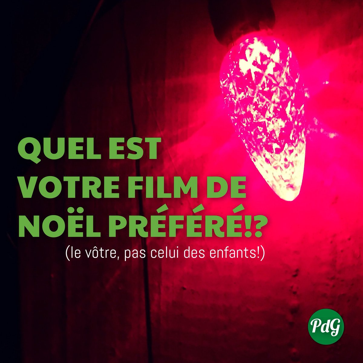 PereDeGosses's tweet photo. Votre #film de #noel préféré!?
#PdGQc https://t.co/RaBXqGzKIq