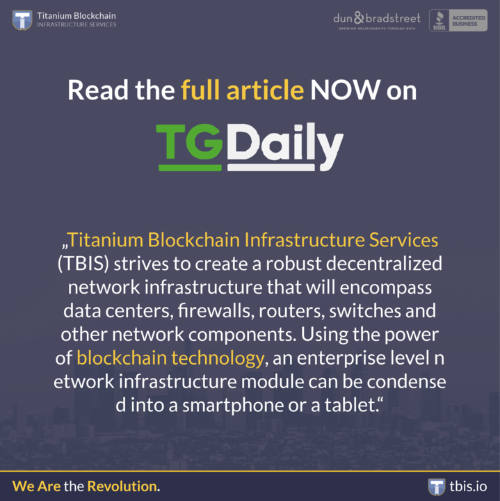 TBISINC's tweet photo. Last Week of our Pre-Ico sale! Join our sale here👇👇
https://t.co/3X3uZ4hhXu
Read new article about @TBISINC 👈
https://t.co/mgsqLas2H8
#titanium #tbis #news #cryptowold #blockchain #ico #sale https://t.co/5LHQxWkmE1