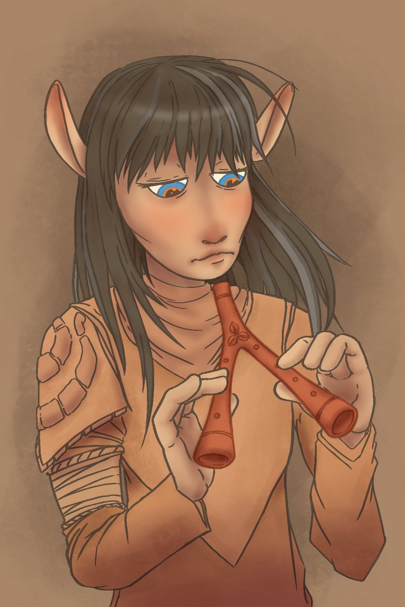 BapzDraws's tweet photo. Reposting some older work, starting with Jen, from "The Dark Crystal"! https://t.co/2SSE0NQduk