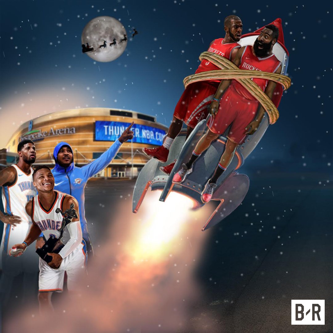 The Thunder send the Rockets back with a loss, 112-107!