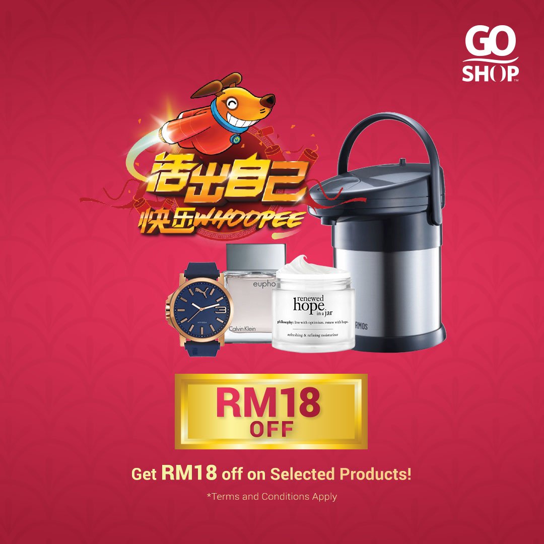 ShopatGoShop's tweet photo. 💮Go! Go! Gong Xi Fa Cai💮
Presenting our Chinese New Year Bonanza sale!
Kick start your CNY shopping list and be the first to shop for our exclusive CNY items before 2018 arrived!
Visit us now : https://t.co/vqzYRD2Ks5
#GoGoGoShop #ShopAtGoShop https://t.co/1rhIOiV4nJ