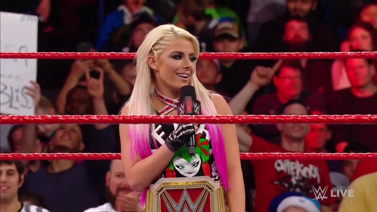 MERRY BLISSMASS, <a href="/WWEUniverse/">WWE Universe</a>! <a href="/AlexaBliss_WWE/">Lexi (Kaufman) Cabrera</a> #RAW