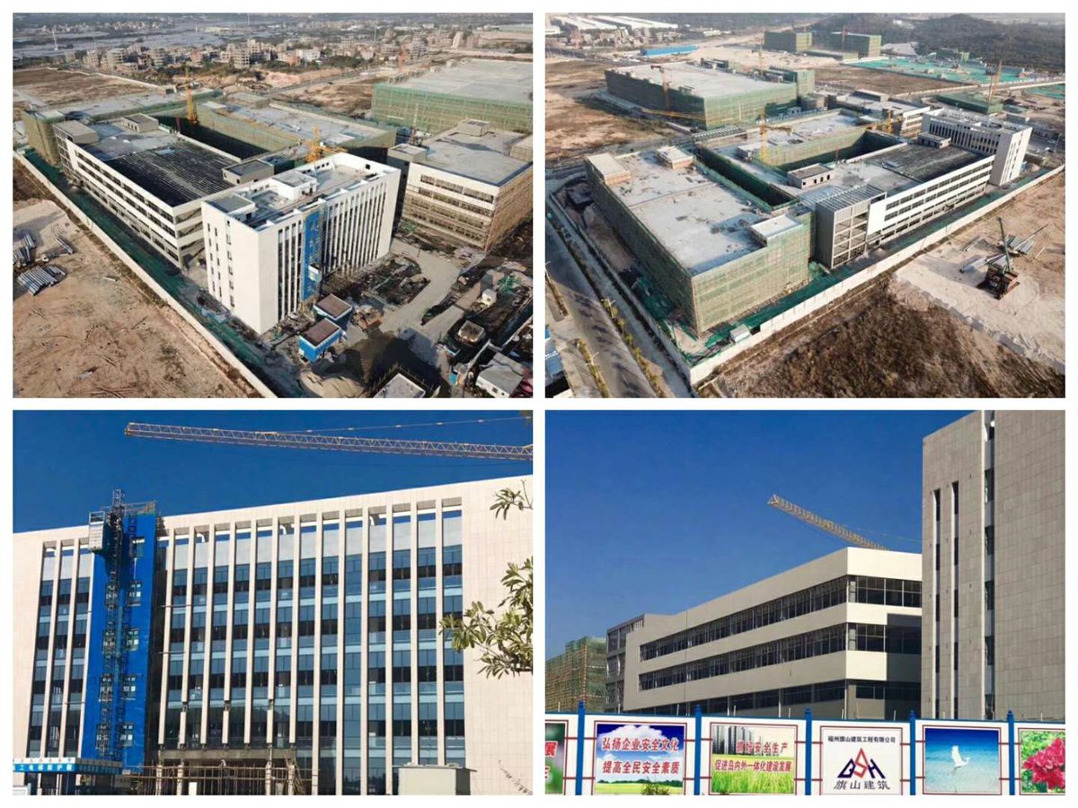GrasolRack's tweet photo. #Grace solar# New factory building is nearing completion. Will be in operation in March,2018.
About 80,000 square meters and locates in Xiang'an district,Xiamen, Fujian province. Welcome to visit us! https://t.co/1z6Kj7rIXo