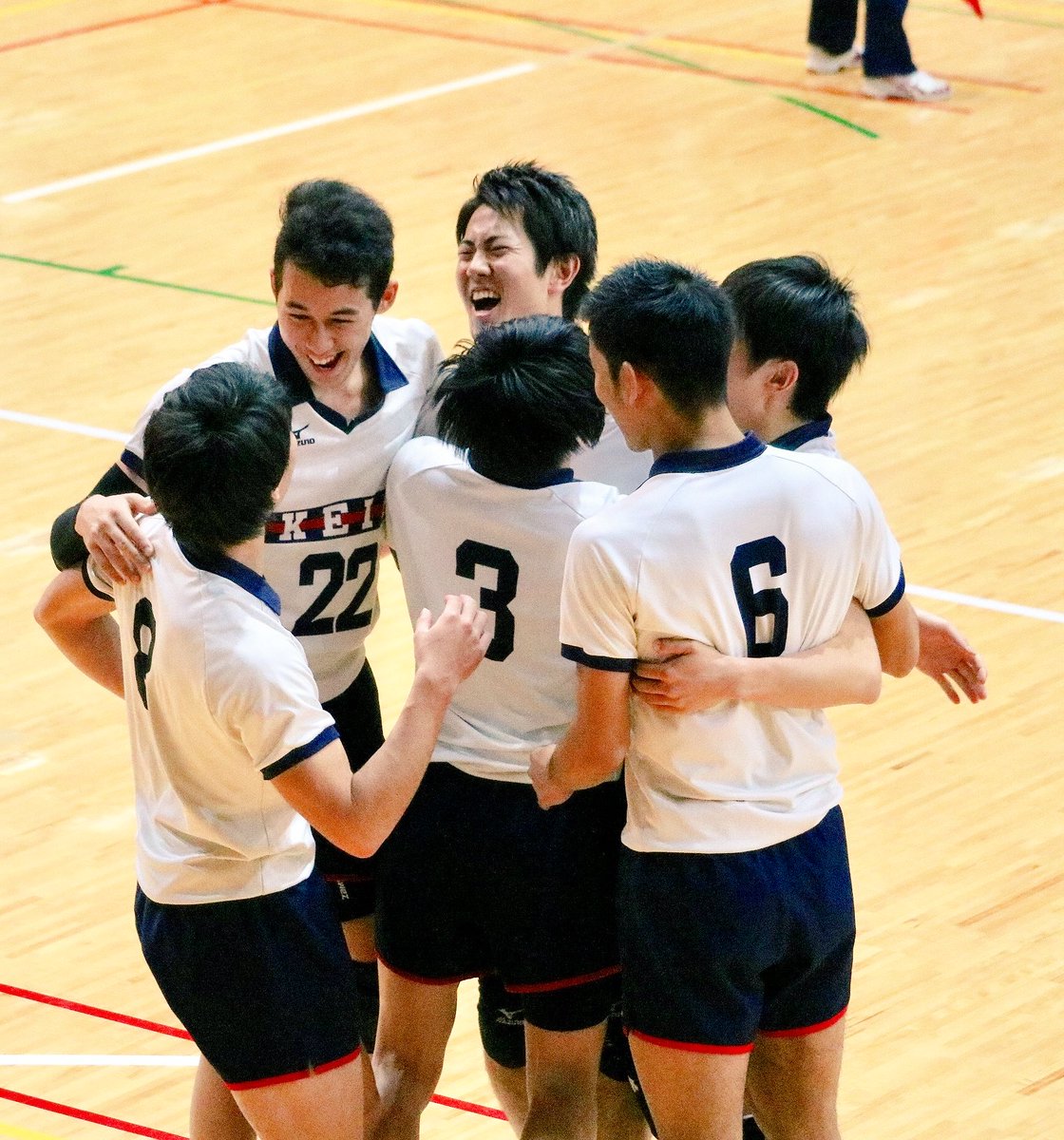 慶應　高校　バレーボール　ズボン　ユニフォーム