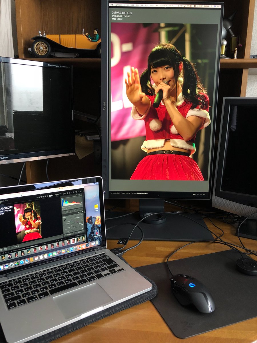 abssy114's tweet photo. amazonからプレゼント届いたんで設置しました。27インチの4kモニタはすごいんです。
拡大してもくっきり( ̄▽ ̄)
画像サンプルは北琉夢ラビリンスの愛莉
#小林愛莉 #BenQsw271 https://t.co/aIdU265ZUf
