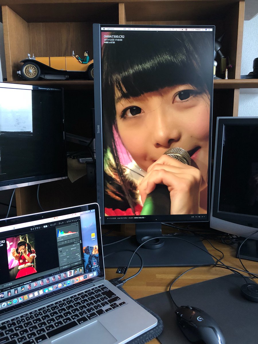 abssy114's tweet photo. amazonからプレゼント届いたんで設置しました。27インチの4kモニタはすごいんです。
拡大してもくっきり( ̄▽ ̄)
画像サンプルは北琉夢ラビリンスの愛莉
#小林愛莉 #BenQsw271 https://t.co/aIdU265ZUf